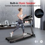 RHYTHM FUN 8.0 MPH Treadmills for Home, Running Walking Pad Treadmill with Incline up to 8%, Foldable Treadmill with Handle Bar, Low Noise Walking Pad for 300 lbs (S8-Treadmills for Home) - Image 3