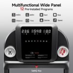 RHYTHM FUN 8.0 MPH Treadmills for Home, Running Walking Pad Treadmill with Incline up to 8%, Foldable Treadmill with Handle Bar, Low Noise Walking Pad for 300 lbs (S8-Treadmills for Home) - Image 5