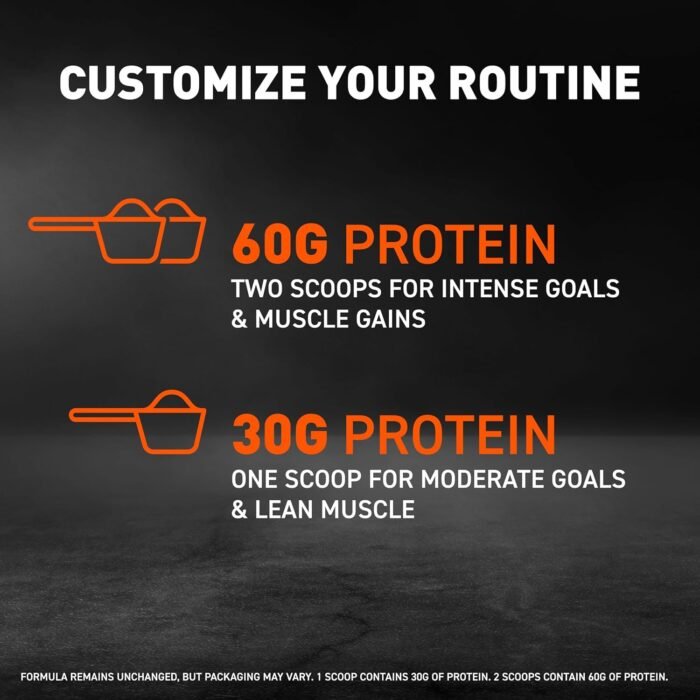 Body Fortress 100% Ultra-Filtered Isolate Protein Powder, Vanilla, 60g Protein & 12g BCAAs Per 2 Scoops, Muscle Gain & Recovery, Immune Support with Vitamins C & D, 1.5lbs,Packaging May Vary - Image 7