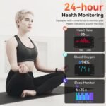 Smart Watch with Alexa Built-in, 1.83" HD Touchscreen, Digital Bluetooth Calling, IP68 Waterproof Fitness Tracker, 120+ Sports Modes, 24/7 Heart Rate/Sleep Monitor for iPhone Android (Black) - Image 6