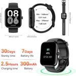 Smart Watch with Alexa Built-in, 1.83" HD Touchscreen, Digital Bluetooth Calling, IP68 Waterproof Fitness Tracker, 120+ Sports Modes, 24/7 Heart Rate/Sleep Monitor for iPhone Android (Black) - Image 8