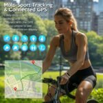 Fitness Tracker,Smart Watch with Blood Pressure Heart Rate & Sleep Monitor IP67 Waterproof Step Calorie Counter Pedometer Fitness Activity Watch Health Watch for Android iOS Phone Men Women - Image 7