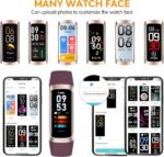 Fitness Tracker,Smart Watch with Blood Pressure Heart Rate & Sleep Monitor IP67 Waterproof Step Calorie Counter Pedometer Fitness Activity Watch Health Watch for Android iOS Phone Men Women - Image 8