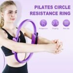 Pilates Circle Pilates Essentials Kit for Women,2025 Magic Pilates Circles Fitness Trainer for Focusing on Toning Inner Thighs Arms and Core Indoor and Outdoor - Image 3