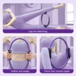 Pilates Circle Pilates Essentials Kit for Women,2025 Magic Pilates Circles Fitness Trainer for Focusing on Toning Inner Thighs Arms and Core Indoor and Outdoor - Image 5