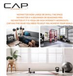 CAP Barbell Olympic Bumper Plate Tree Rack with 4 Weight Plate Posts and 2 Barbell Storage Holders | Multiple Colors - Image 8