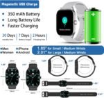 Smart Watch(Answer/Make Call), 1.85" HD Smartwatch for Women Men, Fitness Tracker with 100+ Sport Modes, IP68 Waterproof, Heart Rate/Sleep/Spo2 Monitor, Activity Tracker for Android and iPhone - Image 8