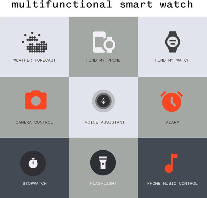 CMF Watch Pro 2025 Upgrade Smart Watch, Fitness Tracker, Heart Rate SpO2 Sleep Monitor,1.96" AMOLED Display, Bluetooth Calls with AI Noise Reduction,13 Days Long Battery, IP68 Water Resistance (Black) - Image 7