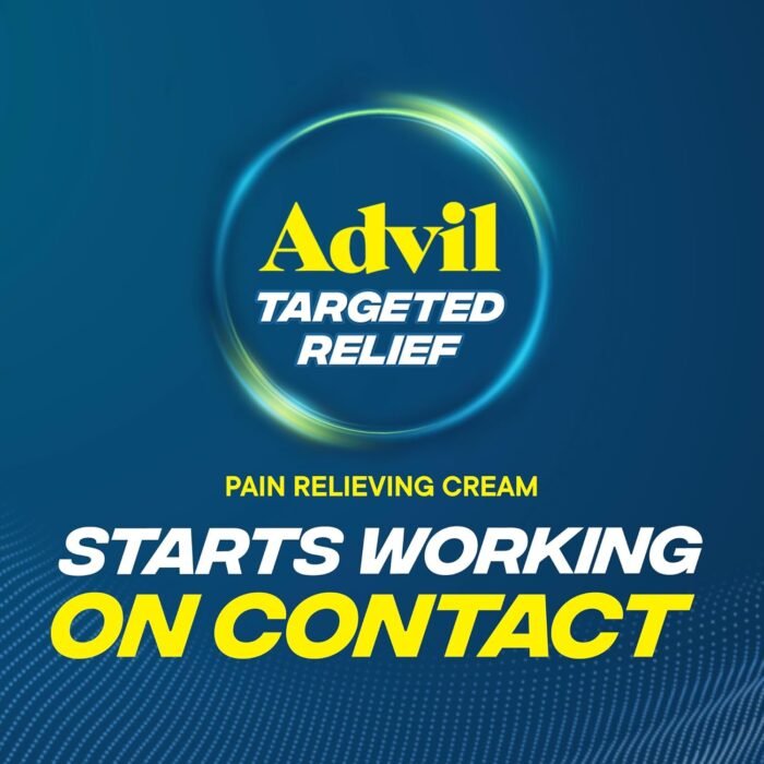Advil Targeted Relief Pain Relieving Cream with Massage Applicator, Up to 8 Hours of Powerful Relief of Minor Arthritis Pain, Joint Pain, Lower Back Pain and Muscle Pain, 2.5 oz - Image 3