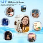 Smart Watch for Men Women (Answer/Make Call), 2025 New 1.91" HD SmartWatch, Fitness Watch with 120+ Sport Modes, IP68 Waterproof, Pedometer, Heart Rate/Sleep Monitor, Activity Tracker for Android iOS - Image 3