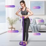 21 Fitness Resistance Bands-4 Tube Pedal Ankle Puller,2025 Upgrade Stretch Bands for Exercise,AB Training Auxiliary Device,Pedal Resistance Band with Handle for Women Men - Image 5
