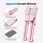 MERACH Pilates Board, Multifunctional Abdominal Plate, Detachable Ab Trainer Machine with Anti-Slip and Quiet Design, Portable Pilates Reformer for Core Workouts, Home Gym Equipment for Women (Pink) - Image 4
