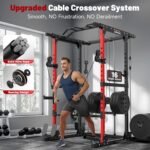 ARMAC Power Cage,Power Rack with LAT Pulldown,Multi-Function Training Attachments for Home Gym Fitnees Equipment,1500LBS - Image 5