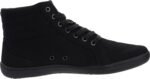 WHITIN Women's Wide High-Top Canvas Barefoot Sneakers | Minimalist Street-Ready Fit | Comfort-Forward Ankle Support - Image 4