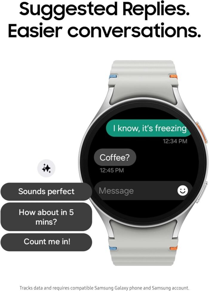 Samsung Galaxy Watch 7 44mm Bluetooth AI Smartwatch w/Energy Score, Wellness Tips, Heart Rate Tracking, Sleep Monitor, Fitness Tracker, 2024, Green [US Version, 1Yr Manufacturer Warranty] - Image 6