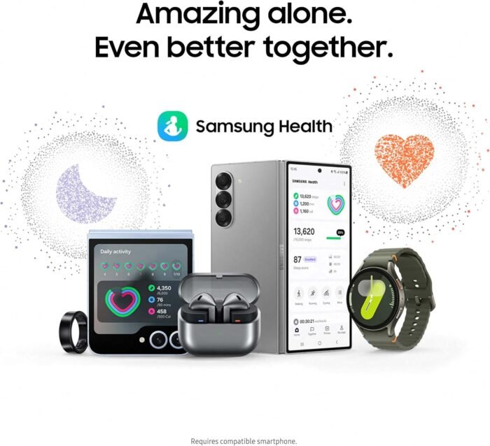 Samsung Galaxy Watch 7 44mm Bluetooth AI Smartwatch w/Energy Score, Wellness Tips, Heart Rate Tracking, Sleep Monitor, Fitness Tracker, 2024, Green [US Version, 1Yr Manufacturer Warranty] - Image 7