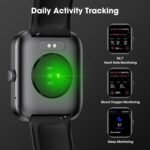 Fitness Tracker Watch, Step Tracker with Heart Rate, Blood Oxygen Sleep Monitor, IP68 Waterproof Pedometer, Step Calorie Counter, Health Fitness Watch for Sports, Activity Tracker for Women Men - Image 3