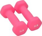 Set of 2 Neoprene Dumbbell Hand Weights, Anti-Slip, Anti-roll, Hex Shape Colorful (Set with Rack: 20-Pound, 3 Pairs) - Image 6