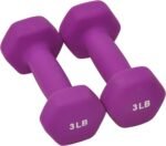 Set of 2 Neoprene Dumbbell Hand Weights, Anti-Slip, Anti-roll, Hex Shape Colorful (Set with Rack: 20-Pound, 3 Pairs) - Image 7