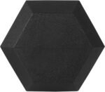 Hex Dumbbells Rubber Coated Hand Weights Pairs for Exercises and Fitness, Multiple Sizes - Image 5
