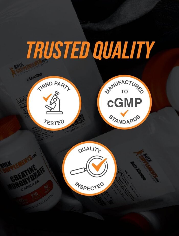 BulkSupplements.com L-Citrulline Malate 2:1 Powder - Nitric Oxide Boost, Citrulline Malate Supplement - Unflavored & Gluten Free - 3g per Servings, 100g (3.5 oz) (Pack of 1) - Image 6