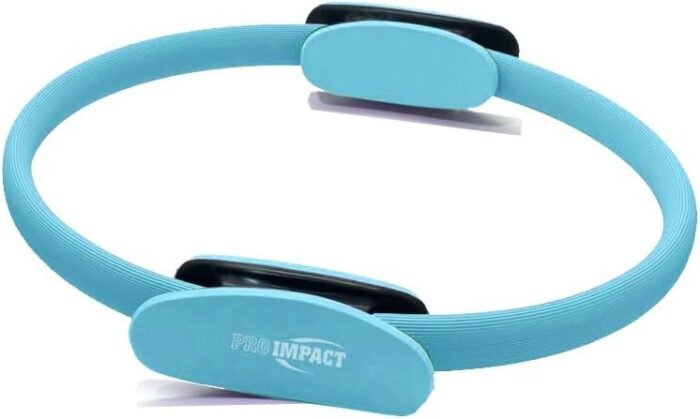 Pro Impact Pilates Ring Fitness Circle - Exercise Resistance Equipment for Body Sculpting - Yoga Training Toning Thighs, Legs - Core Strength - Lightweight & Portable - Non-Slip Pilates Equipment - Image 2
