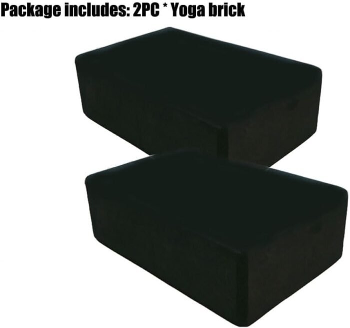 Yoga Blocks 2 Pack, Lightweight Premium EVA Foam Yoga Blocks, Non Slip Supportive Foam Blocks Yoga, Pilates, Stretching and Meditation, Women Men Yogi Yoga Beginners (2pc) - Image 4
