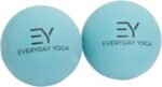 Everyday Yoga Therapy Massage Ball - Instant Muscle Pain Relief for Trigger Point Therapy, Deep Tissue Pressure, and Myofascial Release - Aqua - Image 5