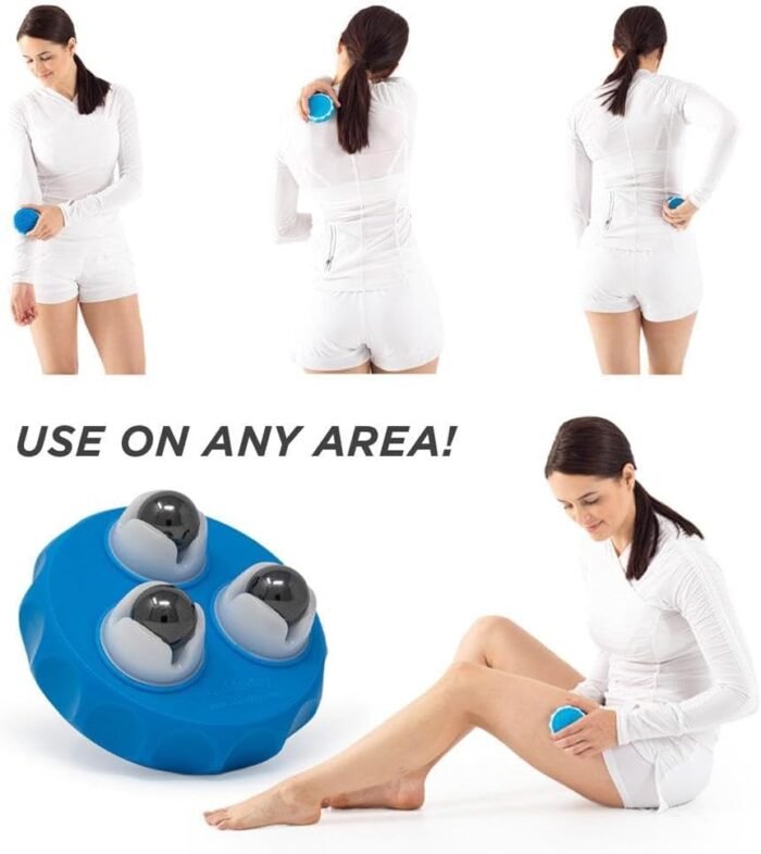 ProStretch Marble Roller Hand-Held Portable Massage Tool with Magnetic Balls for Acupressure Muscle Soreness & Relief - Image 6