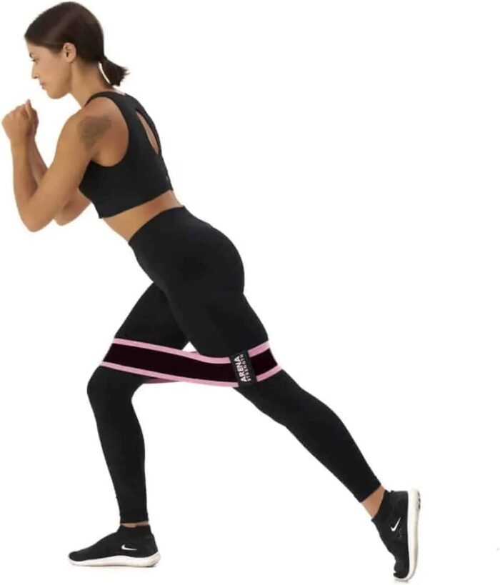 Arena Strength Fabric Booty Bands: Fabric Resistance Bands for Legs and Butt: 3 Pack Set. Perfect Workout Hip Band Resistance. Workout Program and Carry Case Included - Image 9