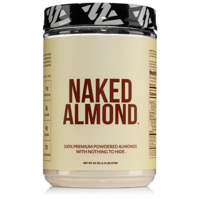 NAKED Almond Protein Powder from US Farms, Only 1 Ingredient, Vegan, Gluten-Free, No Additives, No Salt, No Sugar - 38 Servings - 1.5LB - Image 2
