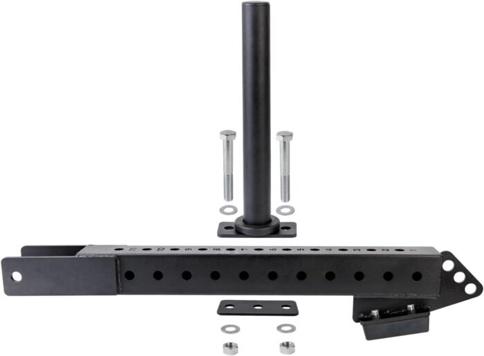 Multi Use Belt Squat Attachment with Lever Arms fits for 3"X 3" Square Tube Power Cages Home Gym Accessory for Strength Training with 330 lbs Capacity (Not included squat belt) - Image 8