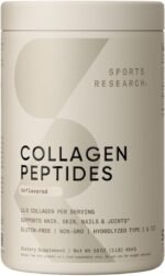 Sports Research Collagen Peptides for Women & Men, Unflavored, 16 oz., Hydrolyzed Type 1 & 3 Collagen Powder Protein Supplement for Healthy Skin, Nails, Bones & Joints - Image 2