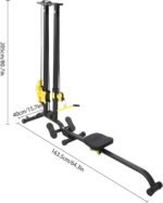 Multi-Function Power Rack, 220.46LBS Capacity Power Rack, Heavy Duty Strength Training Fitness Equipment, for Garage & Home Gym, Black - Image 3
