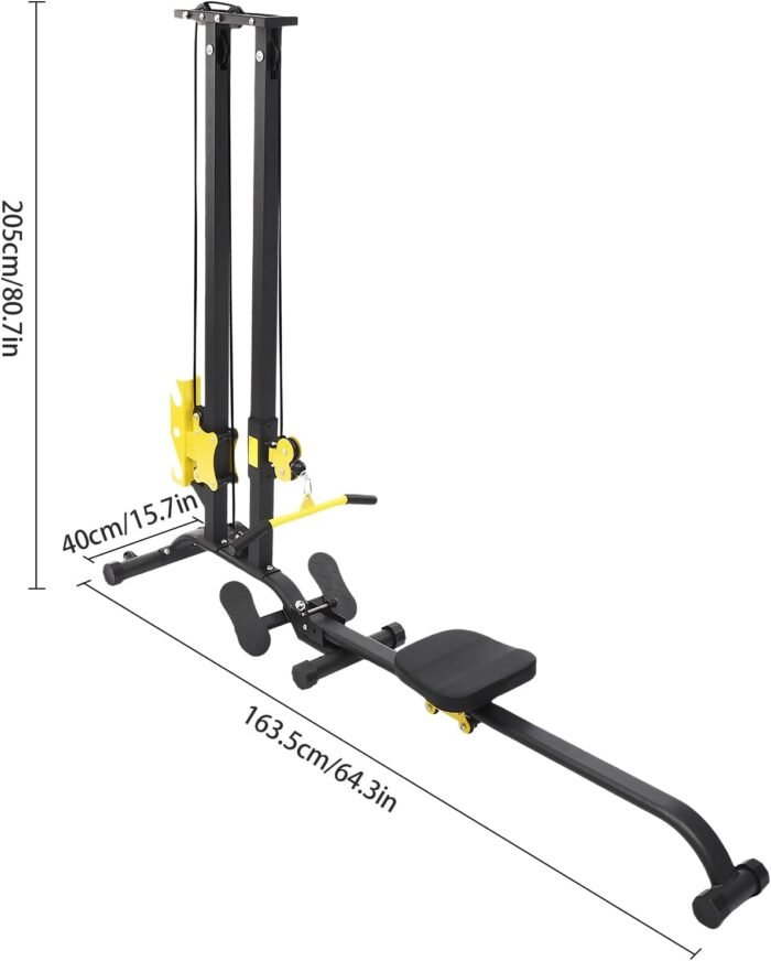 Multi-Function Power Rack, 220.46LBS Capacity Power Rack, Heavy Duty Strength Training Fitness Equipment, for Garage & Home Gym, Black - Image 3