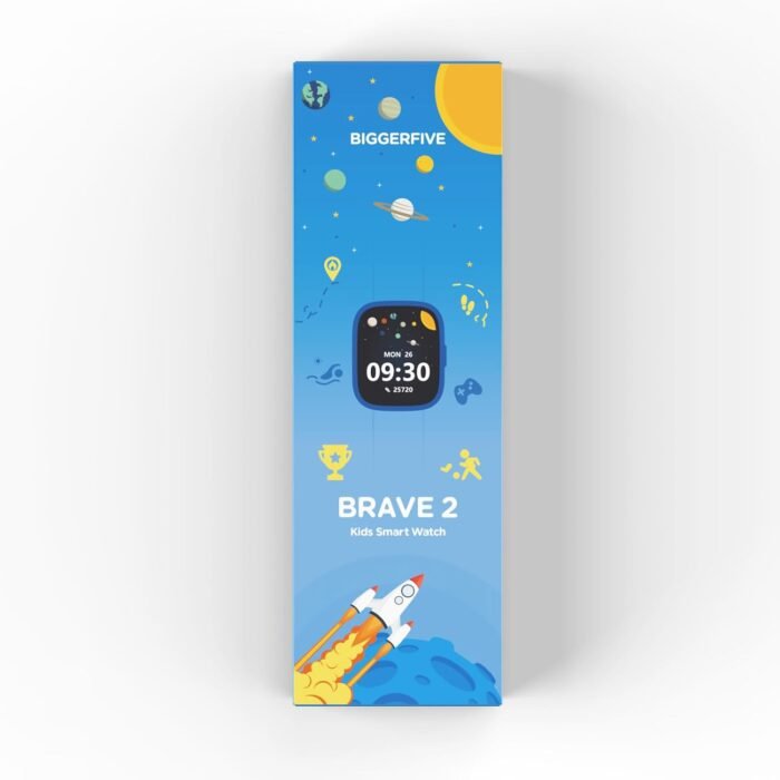 BIGGERFIVE Smart Watch for Kids, 1.8" Fitness Tracker Watch Pedometer, Heart Rate, Sleep Monitor, IP68 Waterproof, Calorie Step Counter, Puzzle Games with/Without APP for Girls Boys Teens 5-16, Black - Image 9