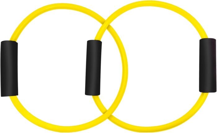Barre Double Tube Resistance Band Barre Workout Equipment Rubber Resistance Tubes Pure Barre Band for Travel Home Pilates Exercise - Image 2