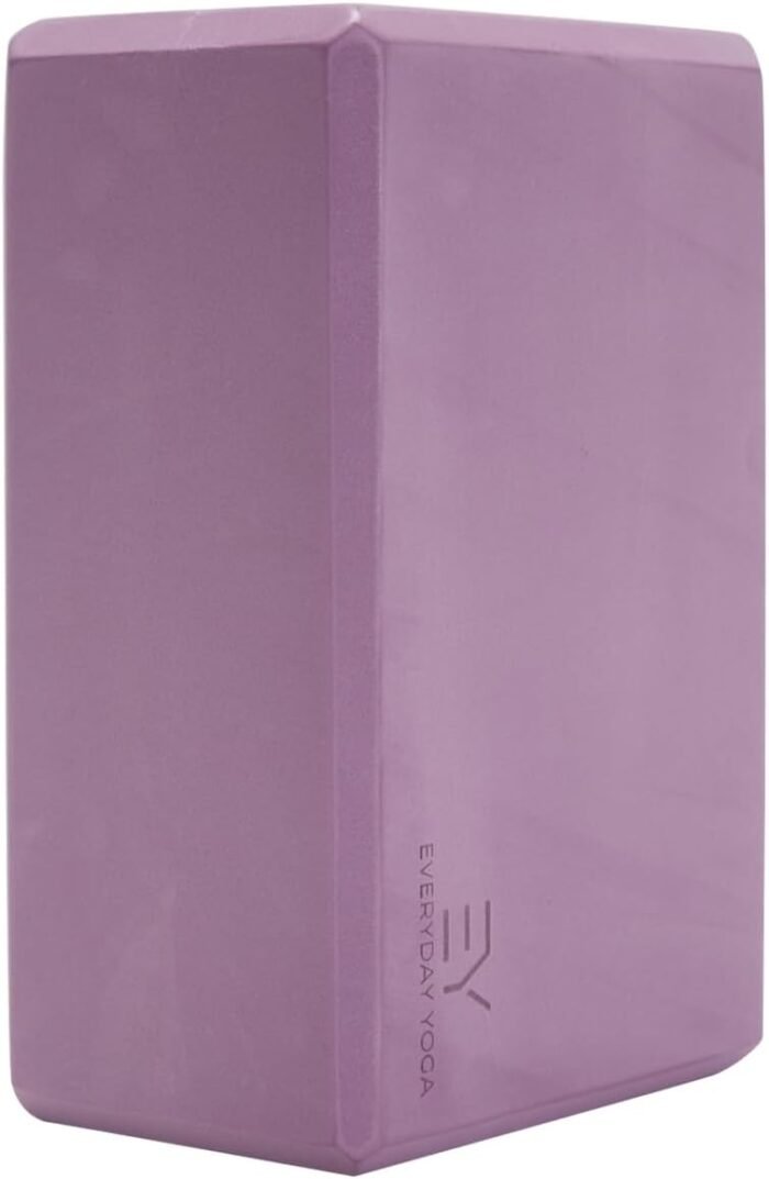 𝗘𝘃𝗲𝗿𝘆𝗱𝗮𝘆 𝗬𝗼𝗴𝗮 Foam Block with Soft Non-Slip Surface for Stability, Balance, and Deepen Stretches - Ideal for Yoga, Pilates, and Meditation Accessories (Sold Singular) - Image 3