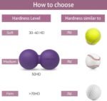 Peanut Massage Ball,Double Lacrosse Ball for Neck and Back,Medium Density Myofascial Release Massager Ball for Deep-Tissue Massage Muscle Knots Yoga Therapy(Purple) - Image 7