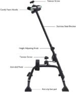 Pedal Exerciser Bike Hand Arm Leg and Knee Peddler Adjustable Fitness Equipment for Seniors, Elderly Home Pedal Exercise Bike for Total Body, with Gift Box - Image 4
