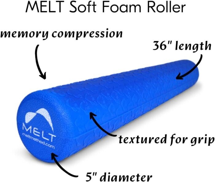 MELT Soft Foam Roller 36 Inch Full Body Roller- Low Density for Gentle Compression - Image 3