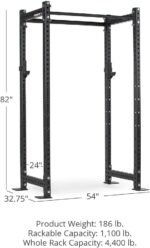Titan Fitness T-3 Series Power Rack, 1,100 LB Capacity Cage for Weightlifting and Strength Training - Image 9