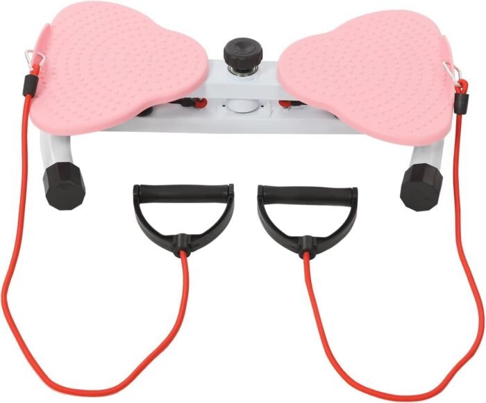 Waist Twisting Fitness Tool Waist Twisting Machine Wai-st Twister Machine Exercise Noiseless Home Gym Exercise Equipment for Women Men (Pink) - Image 6