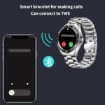 Smart Watch for Android Phones,Fitness Tracking smartwatch with Answer/Make Calls, Sports Compatible with Heart Rate Stress and Sleep for Dad Smart Watch (Green) - Image 6