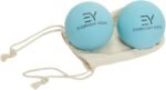 Everyday Yoga Therapy Massage Ball - Instant Muscle Pain Relief for Trigger Point Therapy, Deep Tissue Pressure, and Myofascial Release - Aqua - Image 2