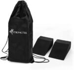 StrongTek Yoga Foam Wedge Blocks (Pair) Soft Wrist Wedge, Supportive Foot Exercise Accessories, Balance, Strength, Stretch, Pilate, Fitness, Squat, Pushup, Plank, EVA Riser Block - Image 4