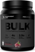 Transparent Labs Bulk Black Pre Workout - Clinically Dosed, Sugar Free Preworkout for Men and Women with Beta Alanine Powder, Citrulline Malate, & Caffeine - 30 Servings, Black Cherry - Image 2
