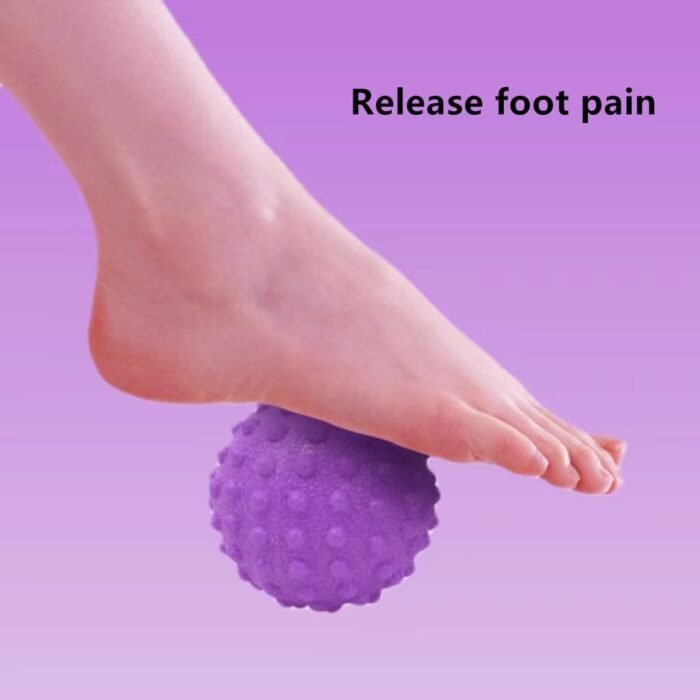 NGT new guide steps Fascia Ball, TPR Massage Ball Suitable for Relaxing Muscles, Restoring Fascia, and Improving Body Condition for All Parts of The Body. (Purple) - Image 3