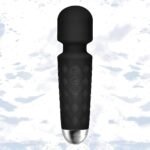 Mini Massager, Cordless Handheld Massager - Powerful - Perfect for Travel Stress Relief, Relieves Back, Legs and Lumbar Muscles (Pale Black) - Image 2