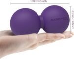 Peanut Massage Ball,Double Lacrosse Ball for Neck and Back,Medium Density Myofascial Release Massager Ball for Deep-Tissue Massage Muscle Knots Yoga Therapy(Purple) - Image 8